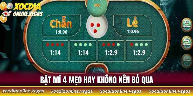 Bật mí 4 mẹo hay không nên bỏ qua