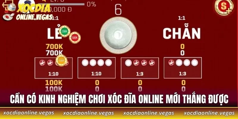 Cần có kinh nghiệm chơi xóc đĩa online mới thắng được