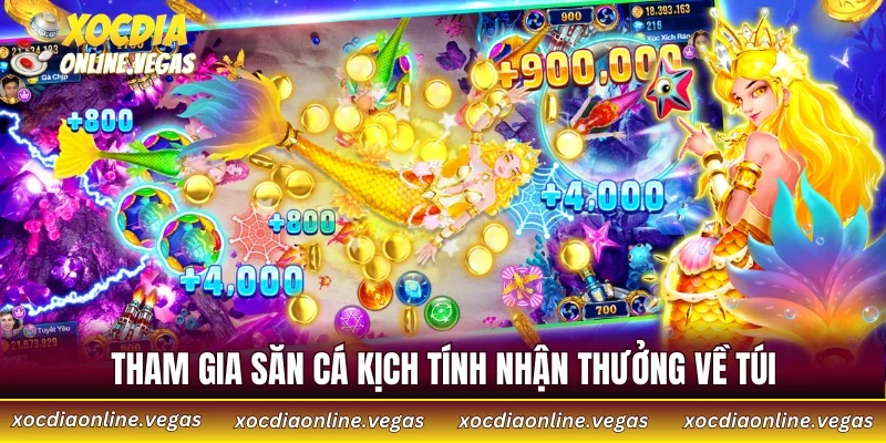 Tham gia săn cá kịch tính nhận thưởng về túi